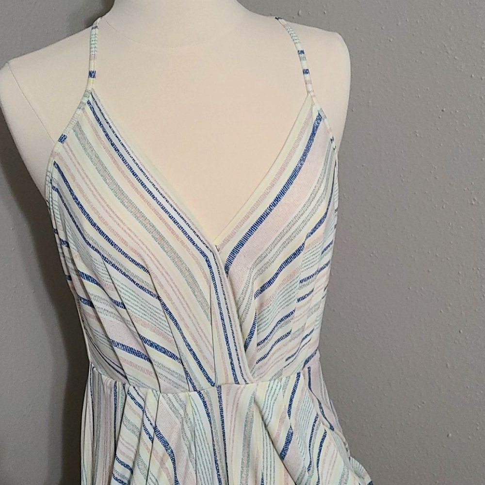 Bcbgeneration Surplice Drape Pockets Pattern Dress - image 2